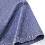 Camiseta corta vintage lavada con bordes sin rematar, 8.4 oz