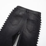 Risen Jeans Rhinestones & Pearls Embroidery Patchwork Ankle Jeans