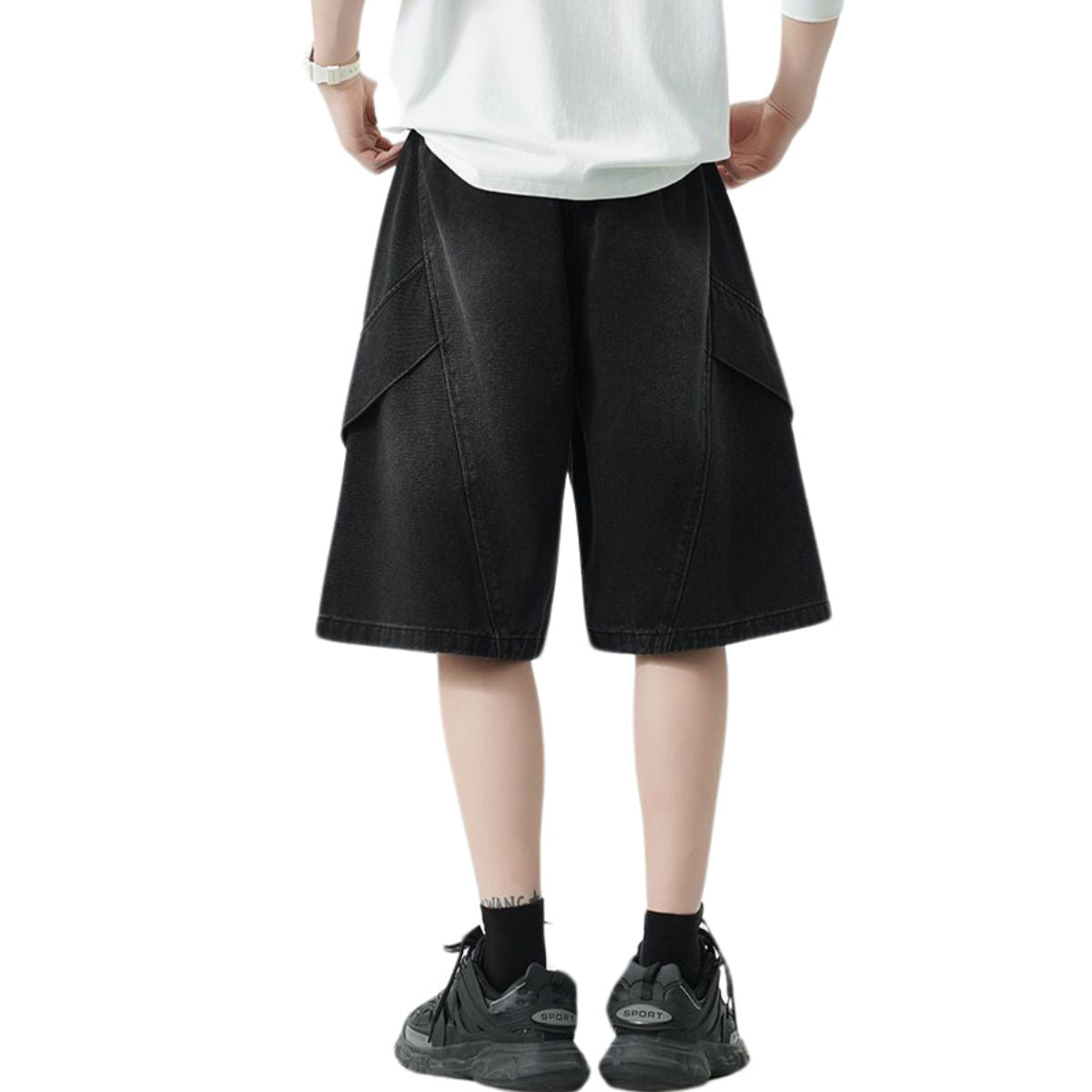 Bermudas vaqueras lavadas vintage