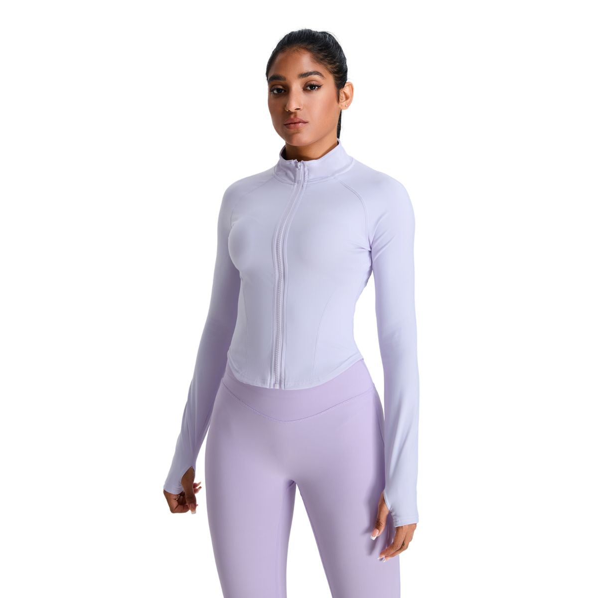 Women's Curved Hem Full-Zip Jacket