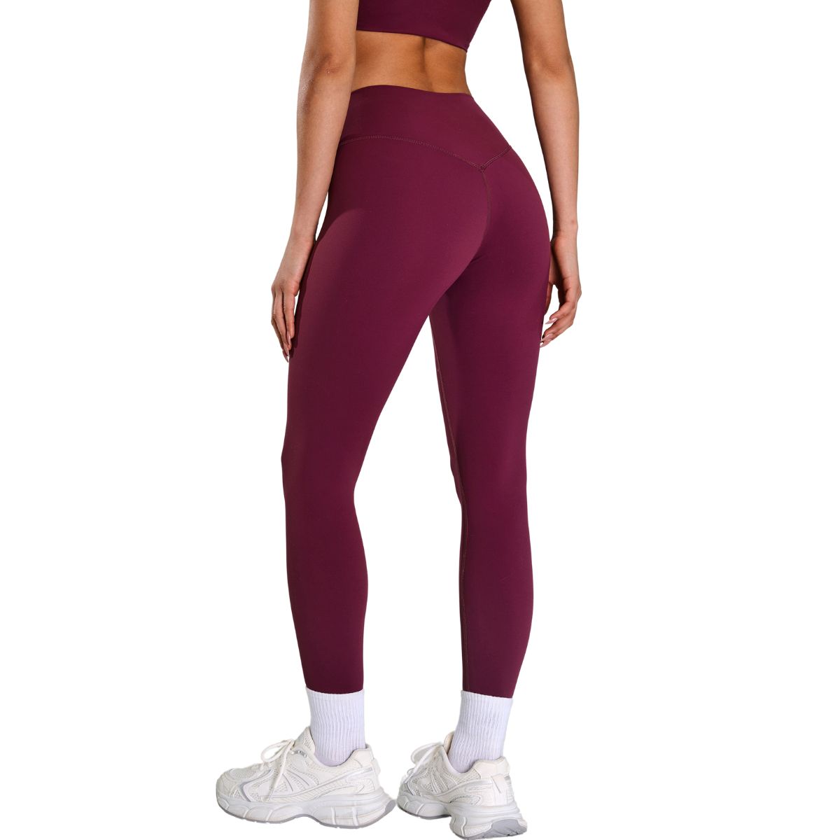 Solid Color Quick-Dry Running Leggings