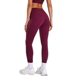 Solid Color Quick-Dry Running Leggings
