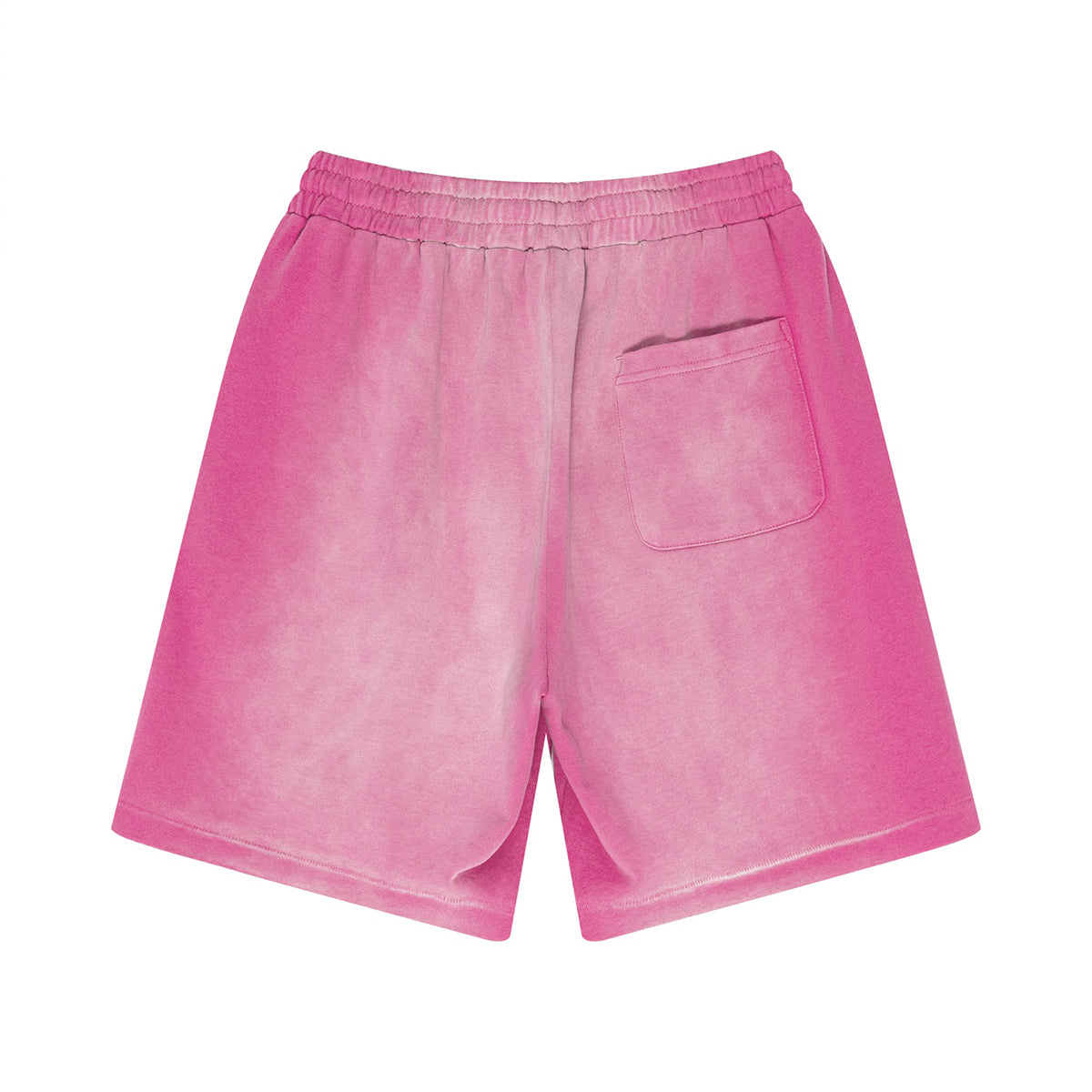 Pantalones cortos desgastados y descoloridos