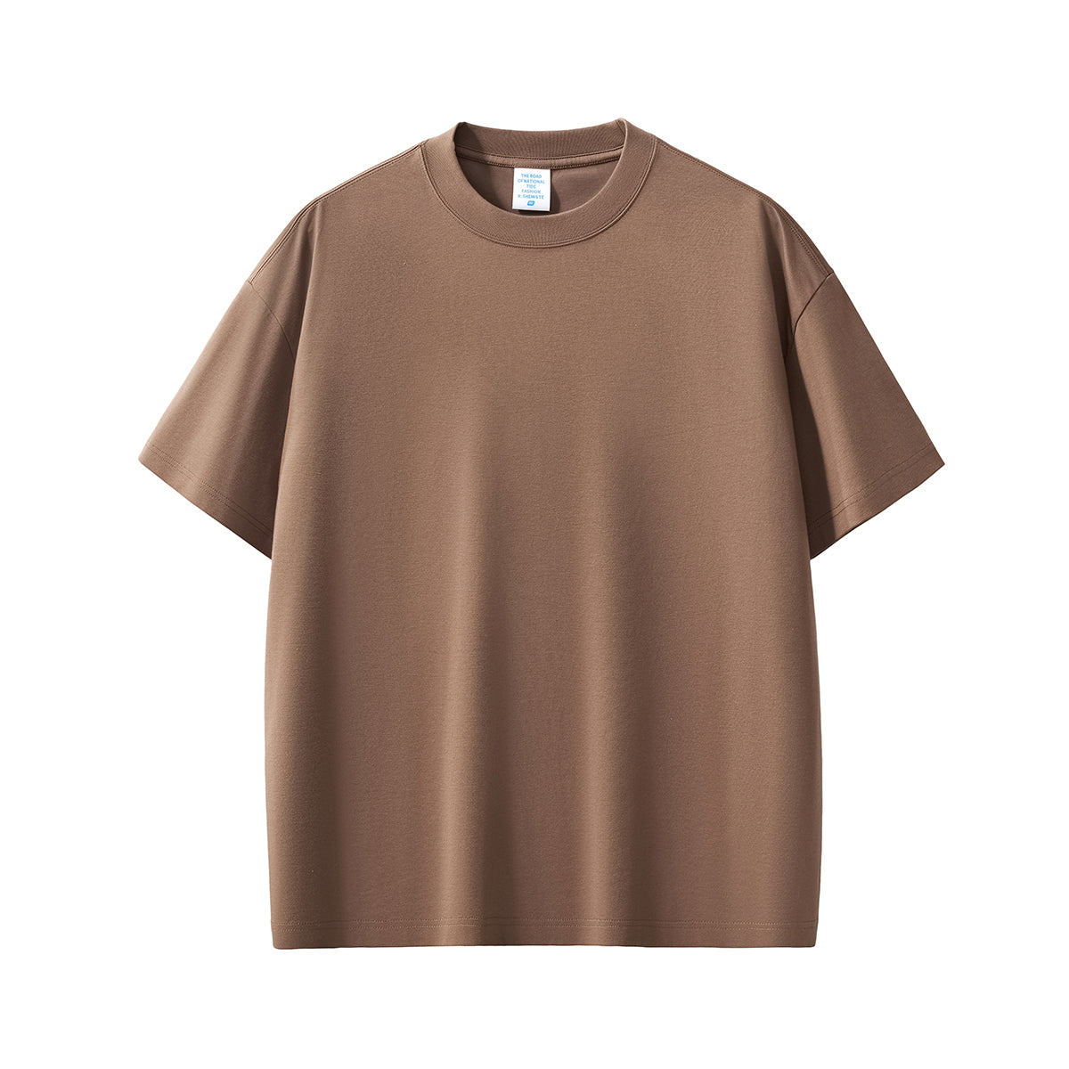 Solid Color Crew Neck Basic Tee 7.2oz