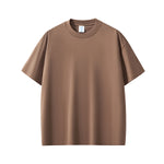 Solid Color Crew Neck Basic Tee 7.2oz