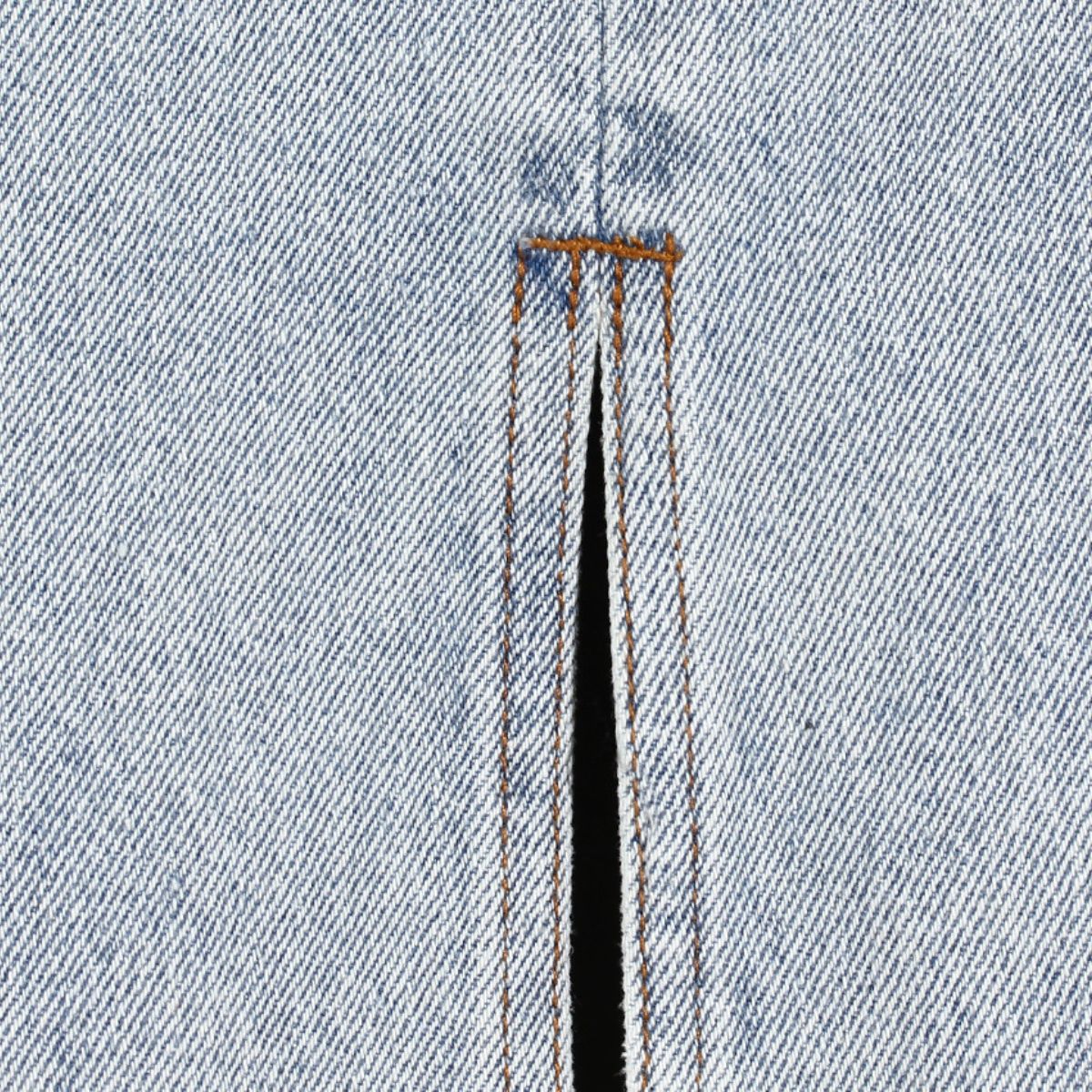 Floral Appliqué Denim Midi Skirt