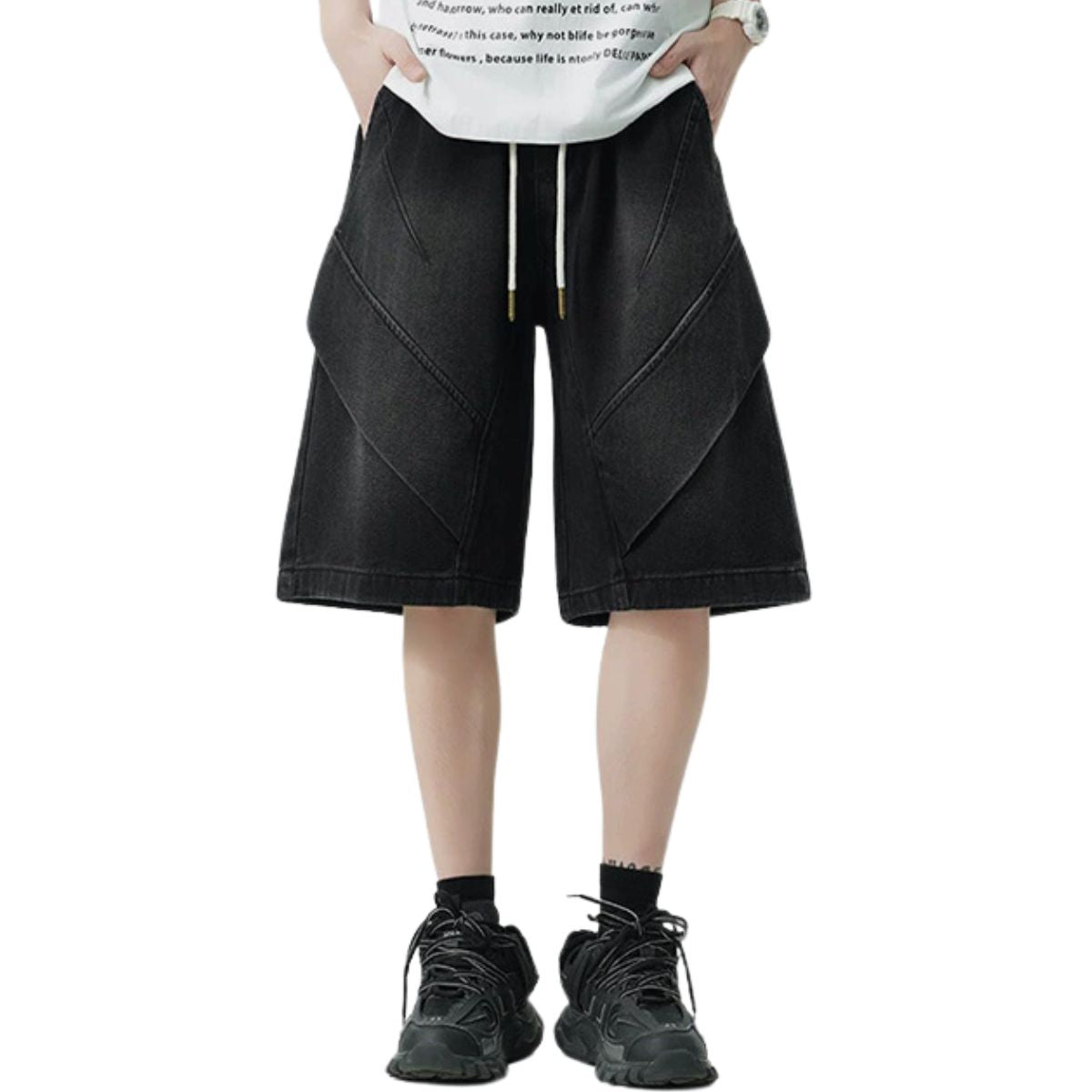 Bermudas vaqueras lavadas vintage