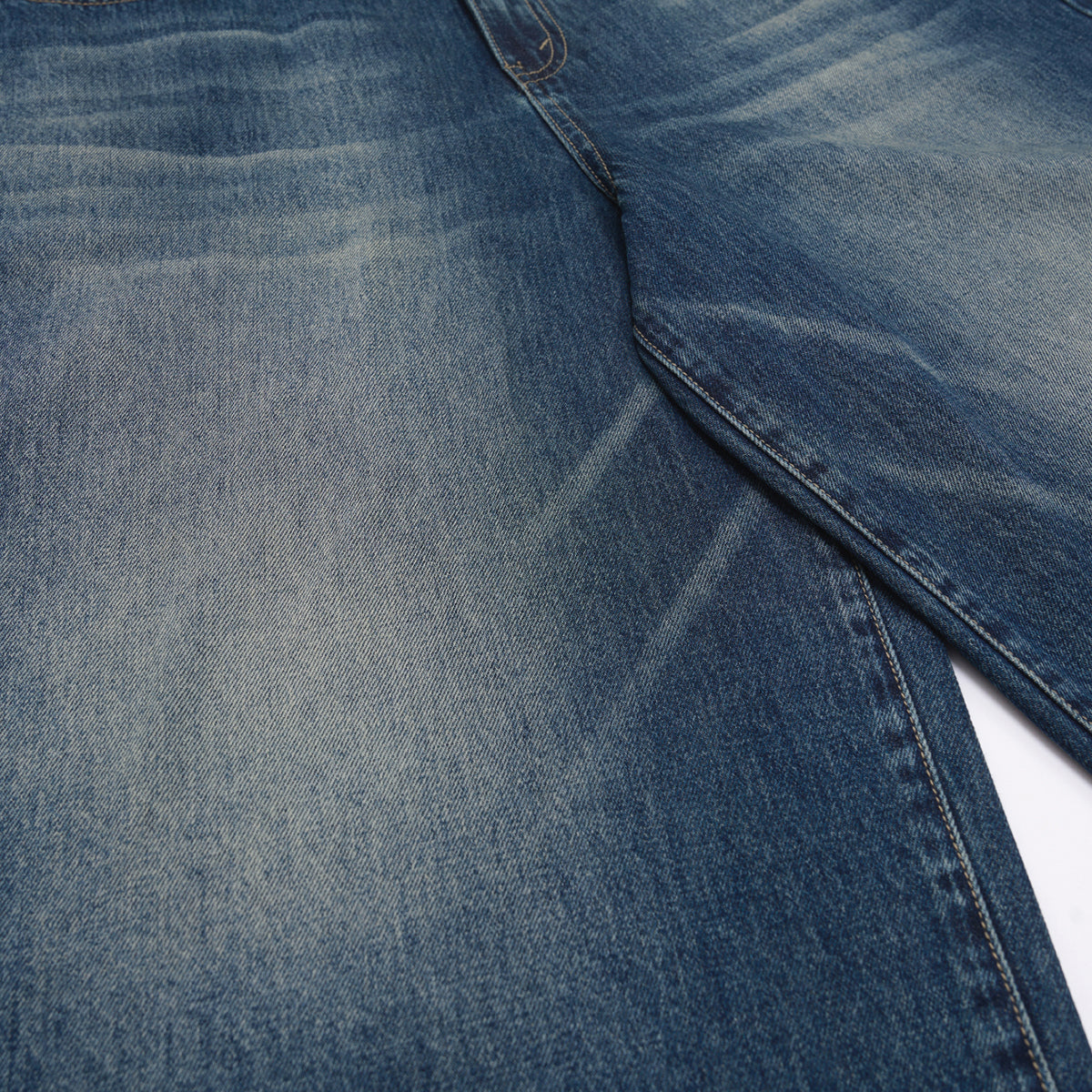 Bermudas holgadas de mezclilla lavada