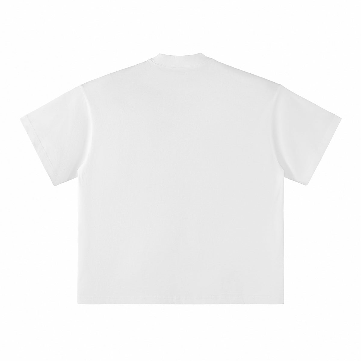 Solid Color Crew Neck Baggy Tee 6.9oz