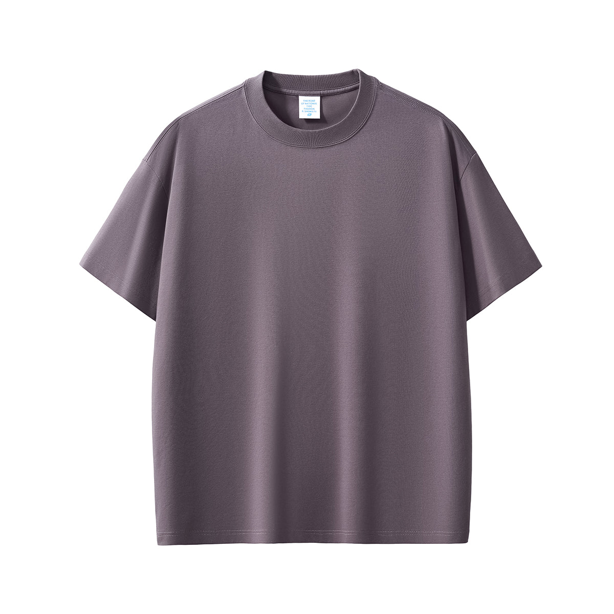 Solid Color Crew Neck Basic Tee 7.2oz