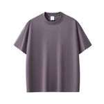 Solid Color Crew Neck Basic Tee 7.2oz