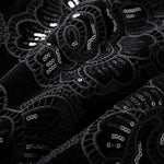 Risen Jeans Patchwork Floral-Embroidered Sequined Bootcut Jeans