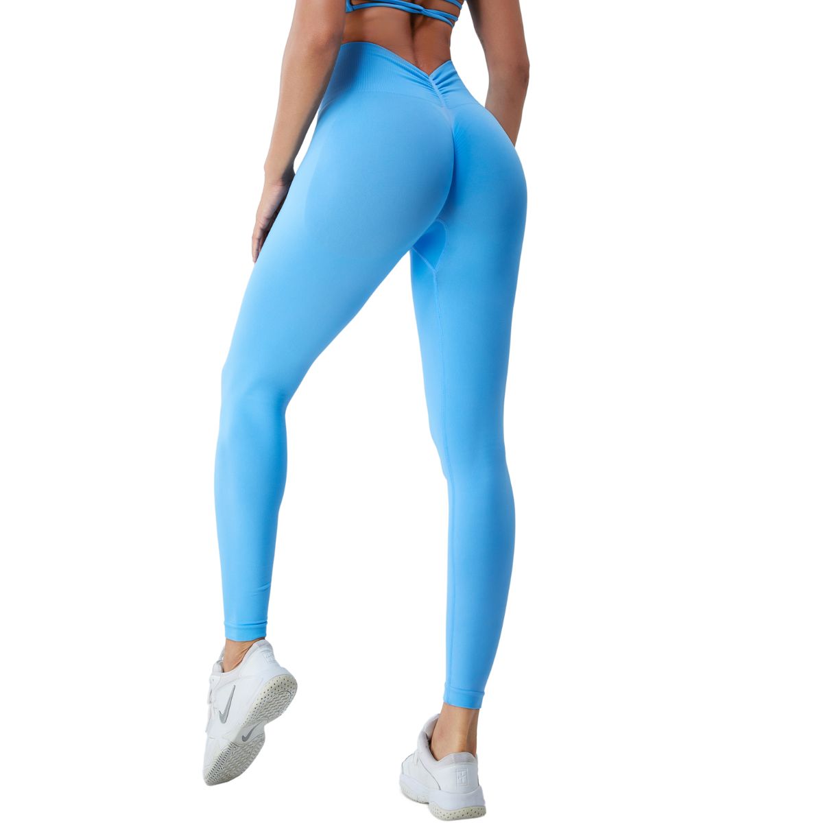 V-Seam Back Butt-Lifting Leggings