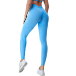 V-Seam Back Butt-Lifting Leggings