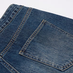 Bermudas holgadas de mezclilla lavada