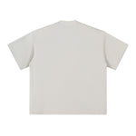 Solid Color Crew Neck Baggy Tee 6.9oz