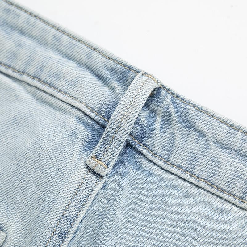 Risen Jeans Lightweight Rhinestone & Embroidered Cut-Out Jeans