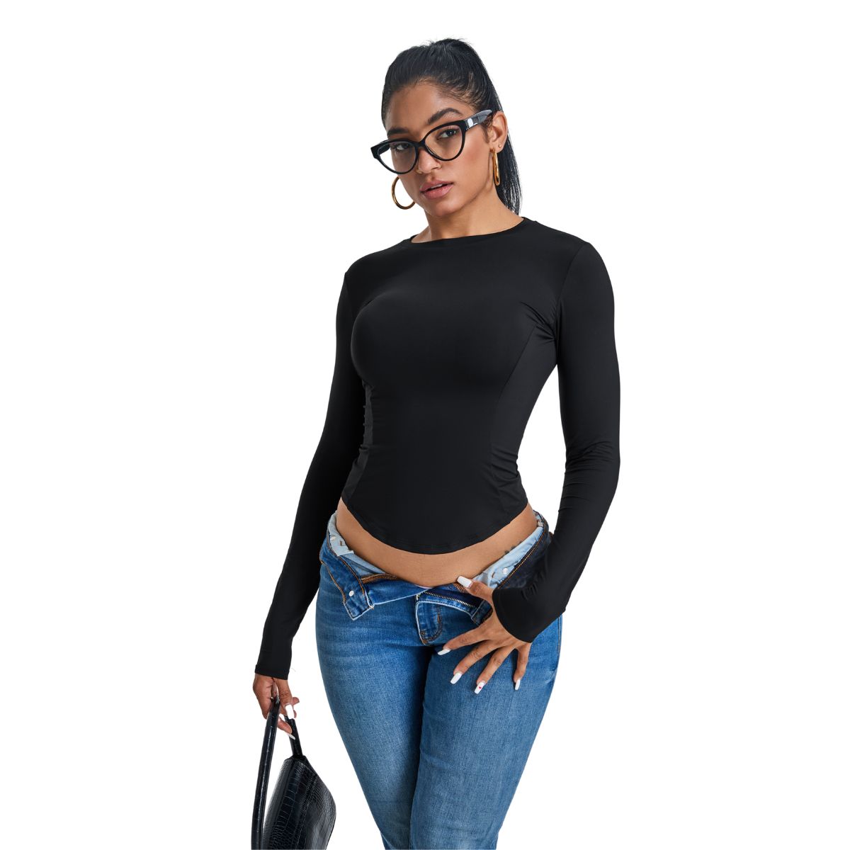 Quick-Dry Slim-Fit Long-Sleeve Tee