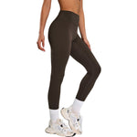 Solid Color Quick-Dry Running Leggings