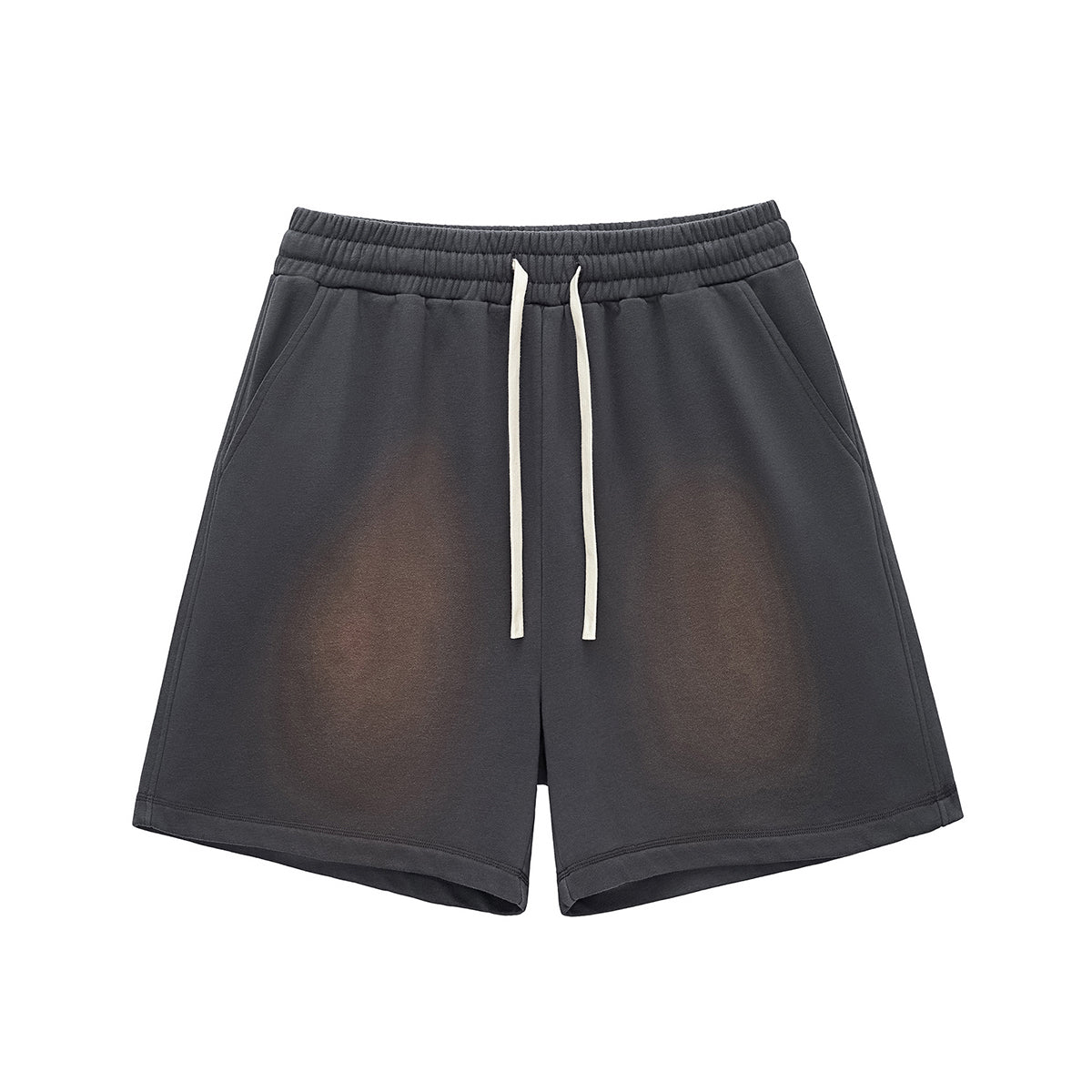 Pantalones cortos lavados con tinte en aerosol de peso pesado