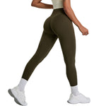 High-Waisted Solid Color Workout Leggings