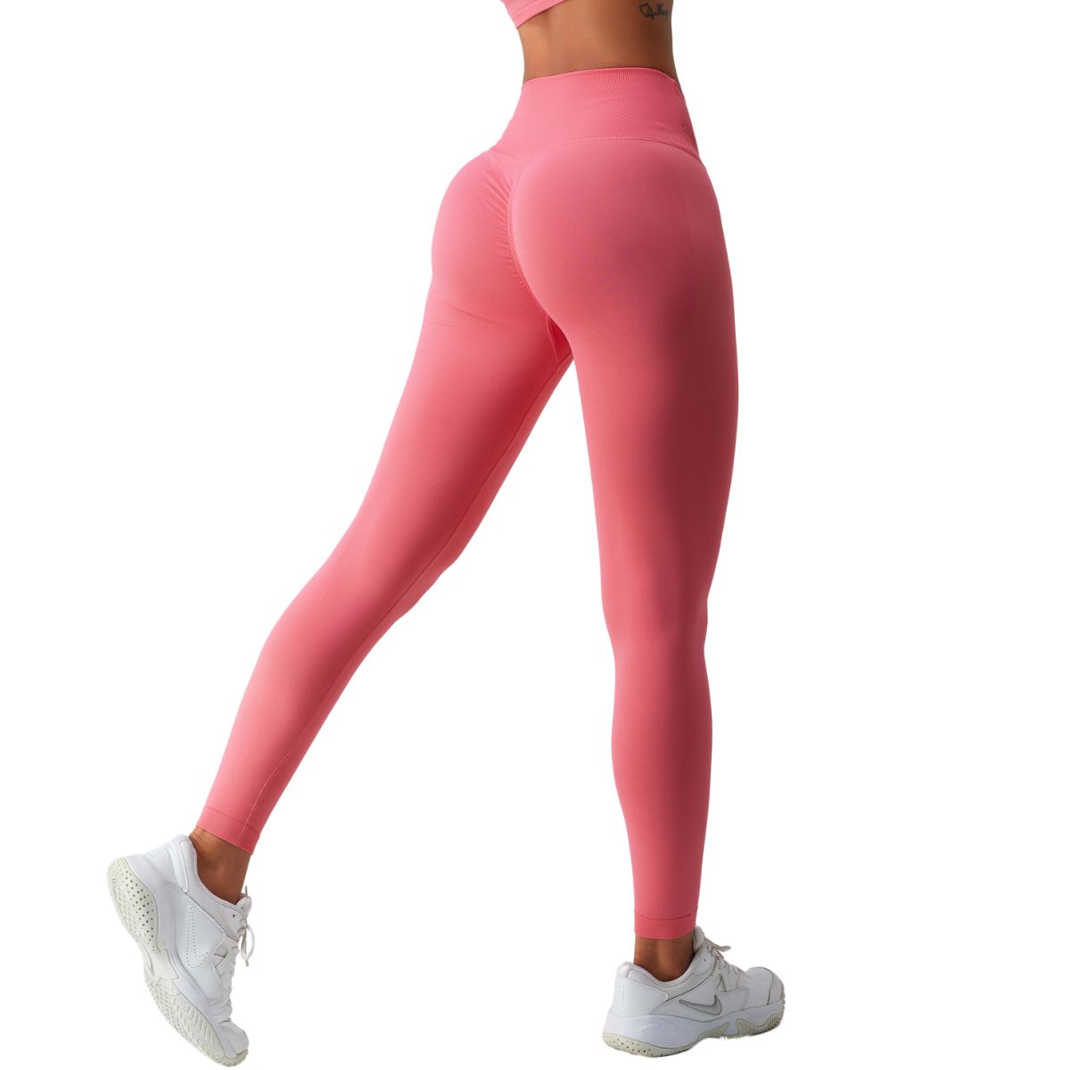 Women's Solid Color Crossover Leggings