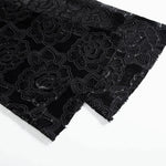 Risen Jeans Patchwork Floral-Embroidered Sequined Bootcut Jeans