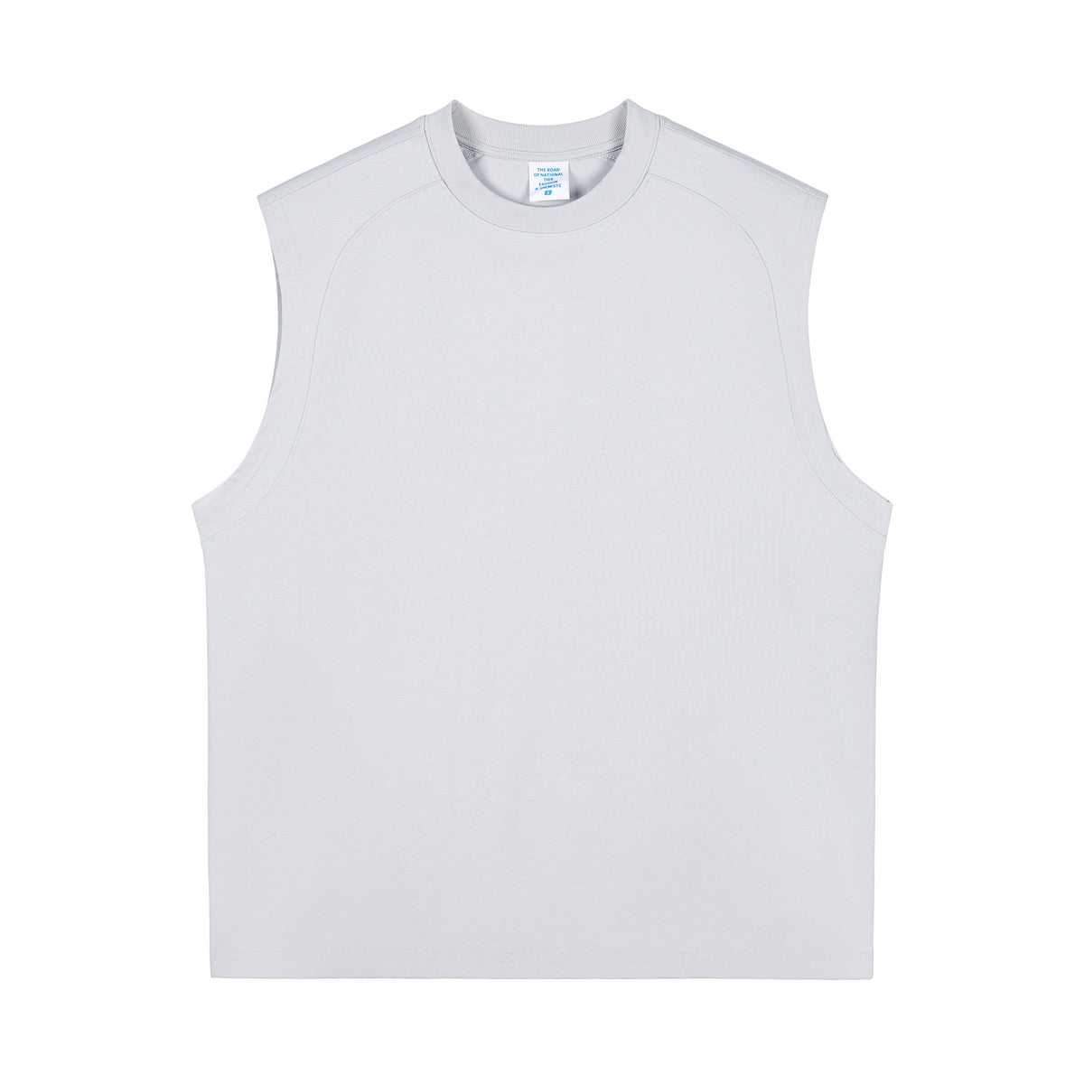 Solid Color Crew Neck Sleeveless Tee 7.2oz
