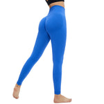 Leggings de yoga de cintura alta y color liso