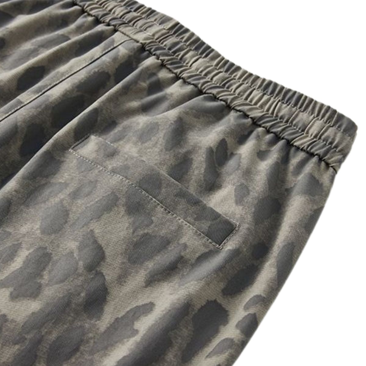 Relaxed Fit Leopard Cargo Trousers