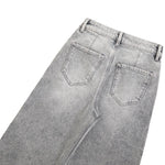 Risen Jeans Beaded-Embroidered Floral Cut-Out Ankle Jeans