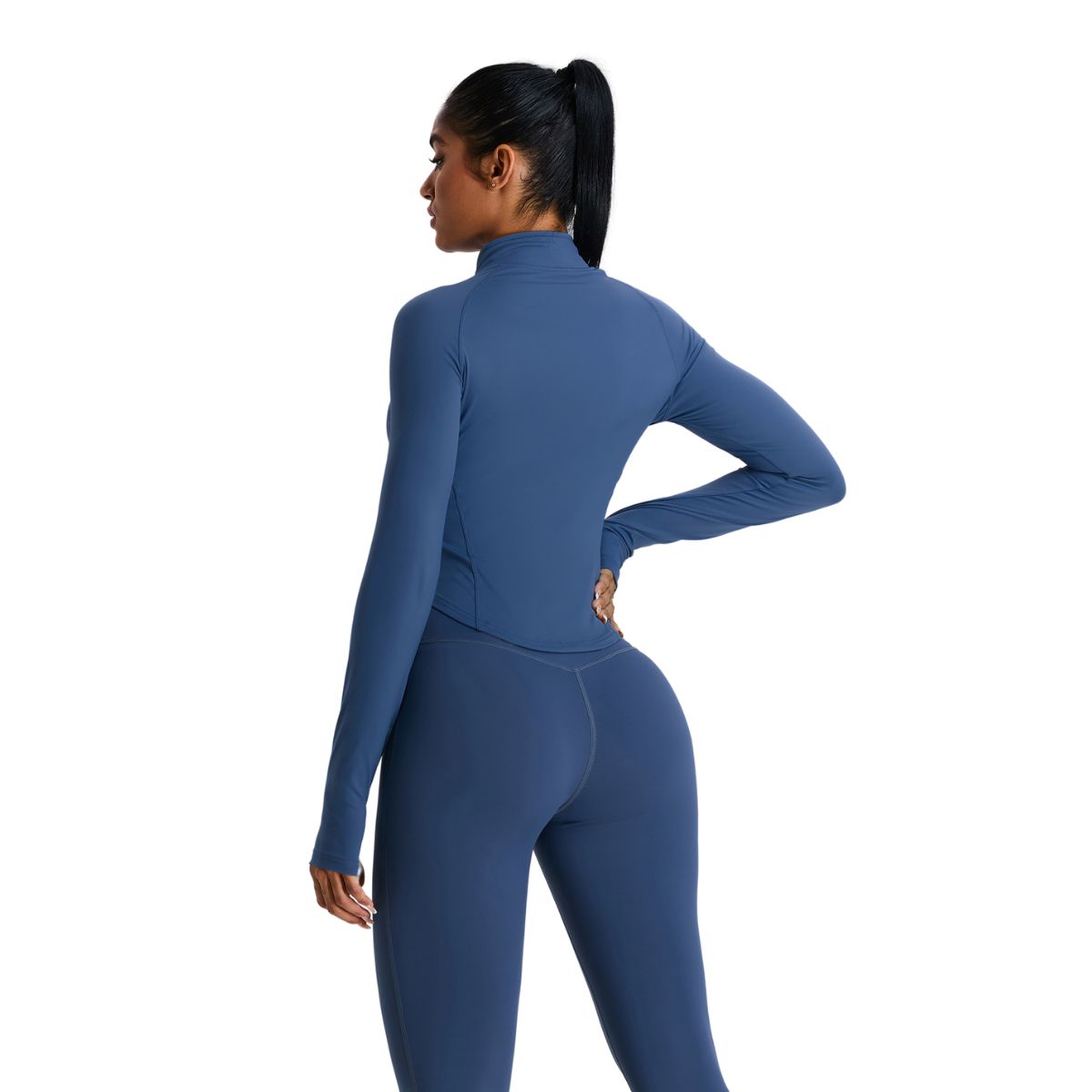 Women's Curved Hem Full-Zip Jacket