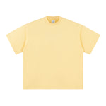 Solid Color Crew Neck Baggy Tee 6.9oz
