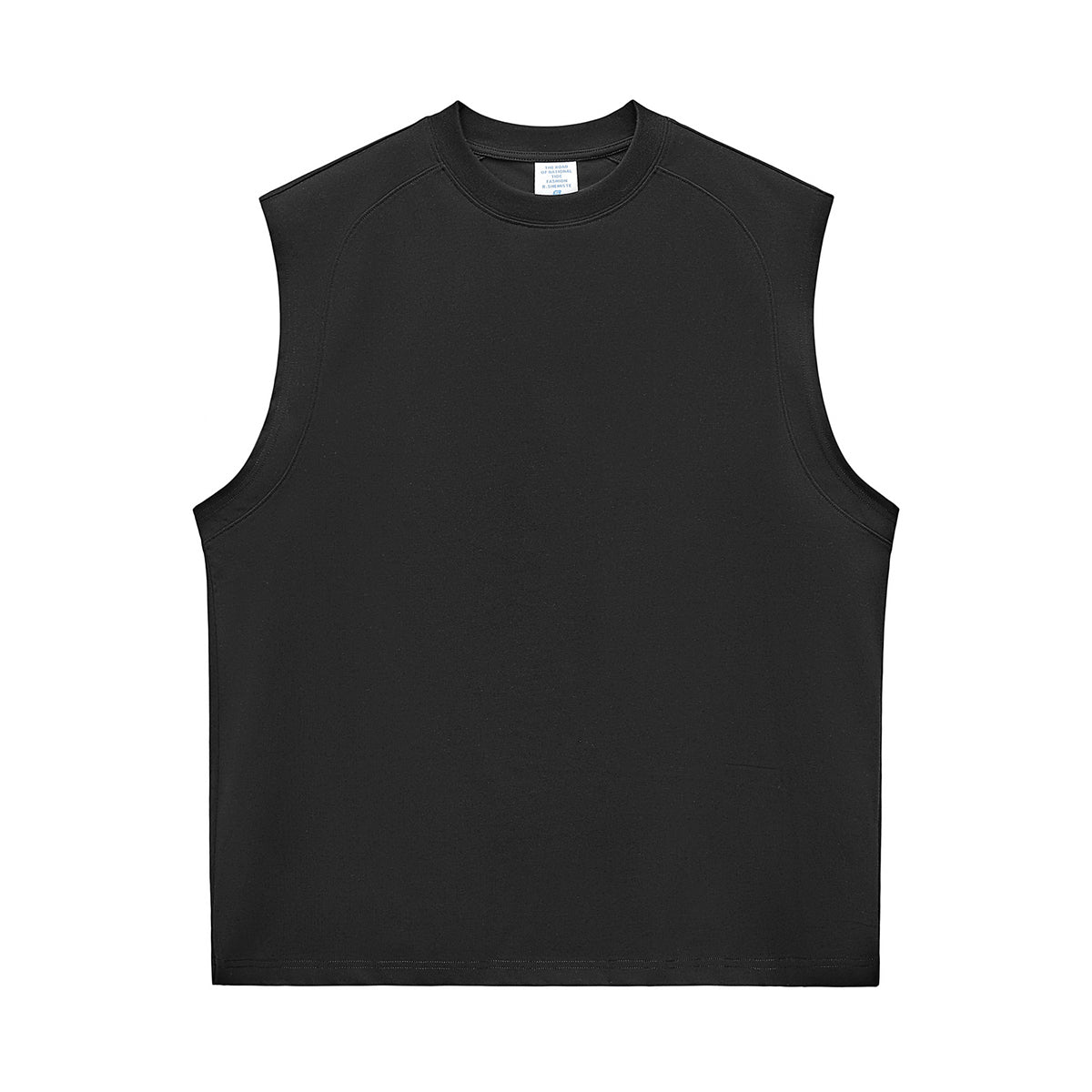 Solid Color Crew Neck Sleeveless Tee 7.2oz