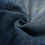 Bermudas holgadas de mezclilla lavada