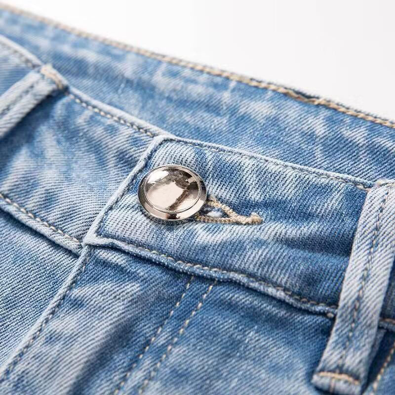 Risen Jeans Lightweight Embroidered Cut-Out Bootcut Jeans