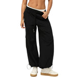 Relaxed-Fit Parachute Cargo Pants