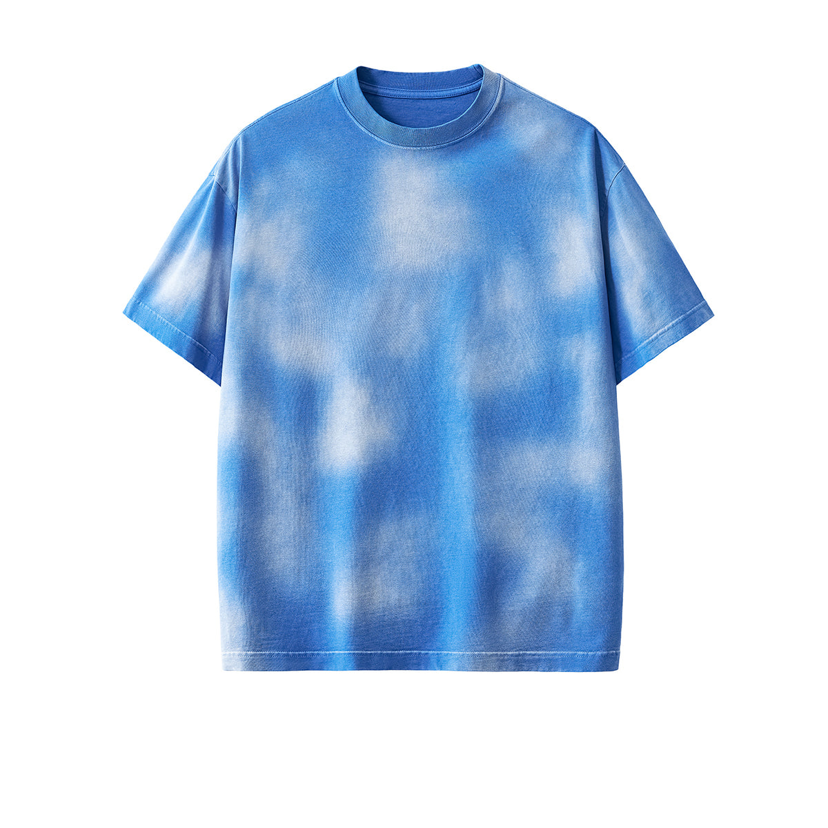 Camiseta holgada de algodón pintado de 8.4 oz