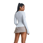 Quick-Dry Slim-Fit Long-Sleeve Tee