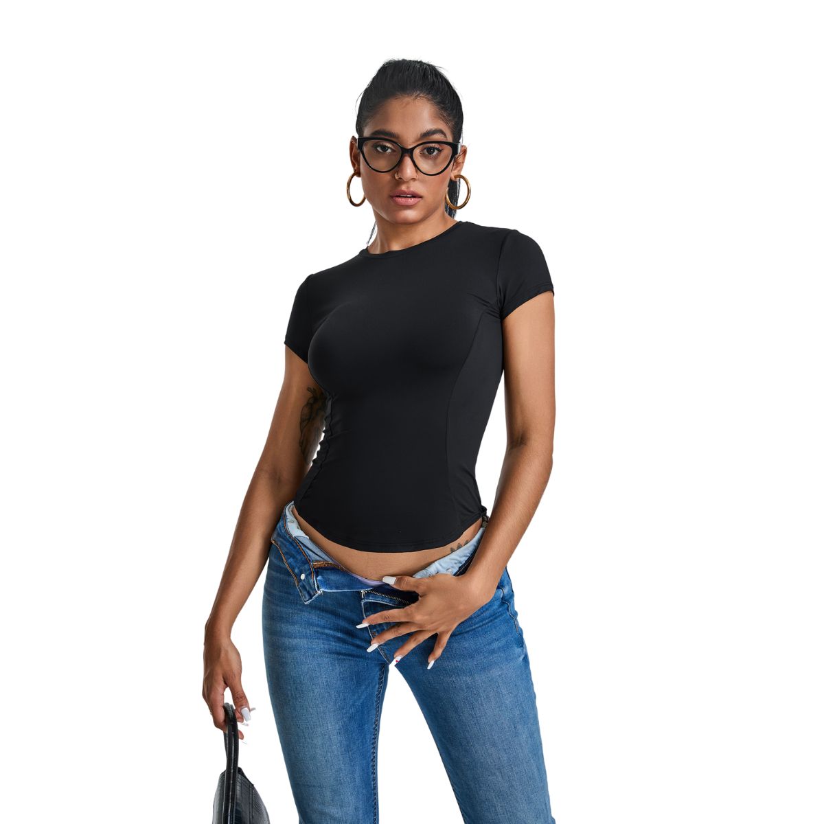 Quick-Dry Slim Fit Crewneck Tee