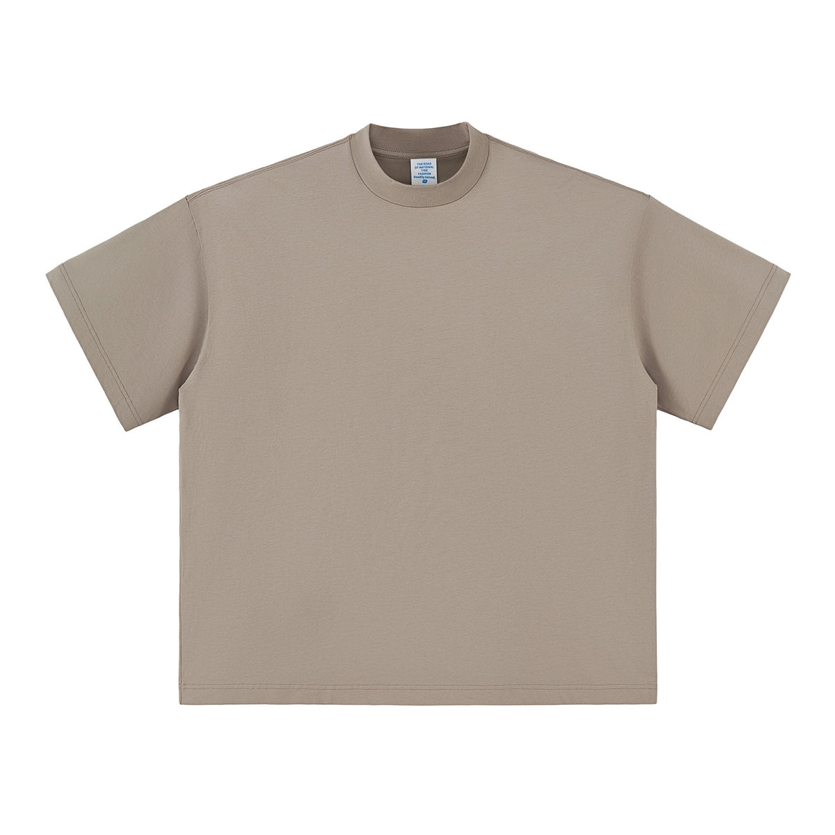 Solid Color Crew Neck Baggy Tee 6.9oz