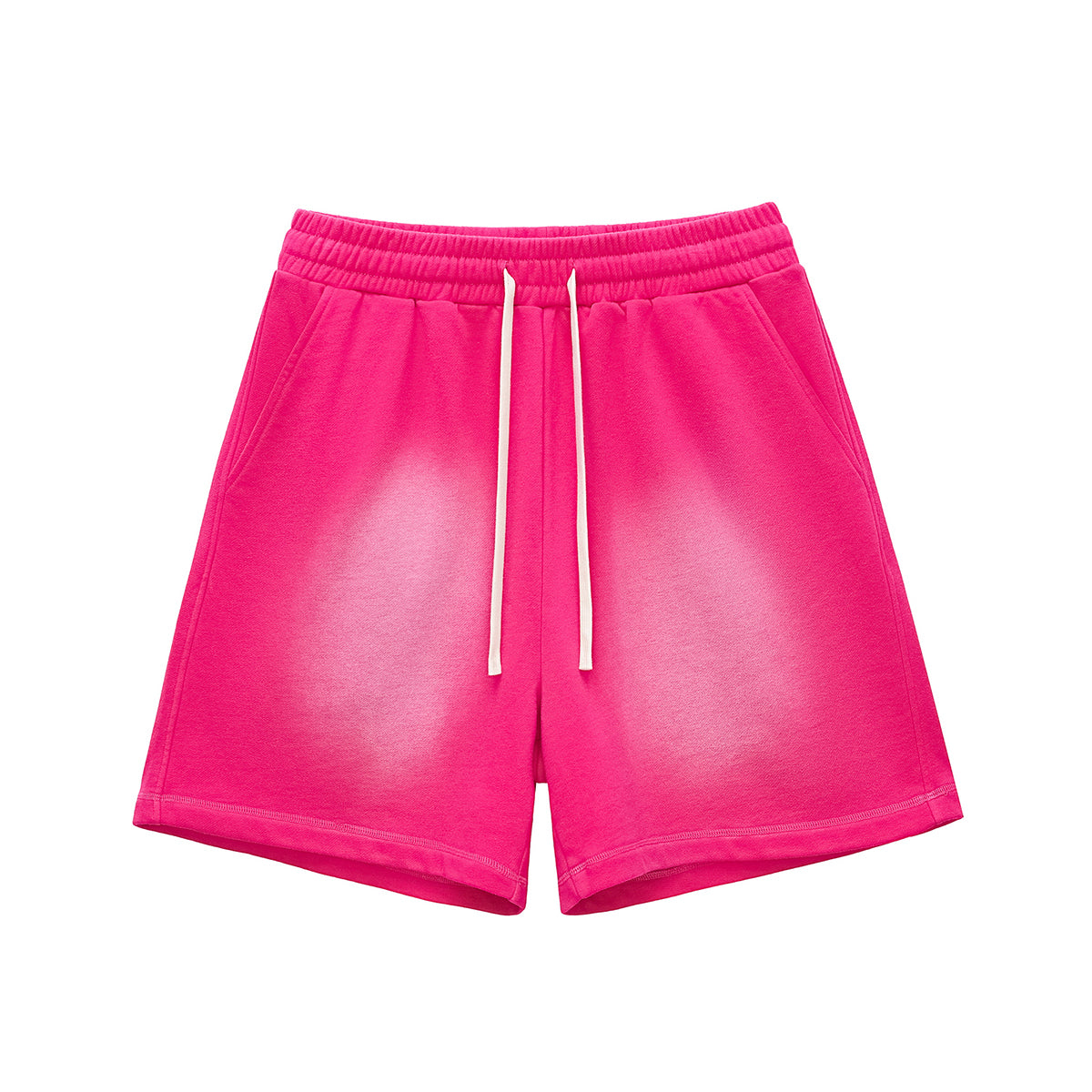 Pantalones cortos lavados con tinte en aerosol de peso pesado