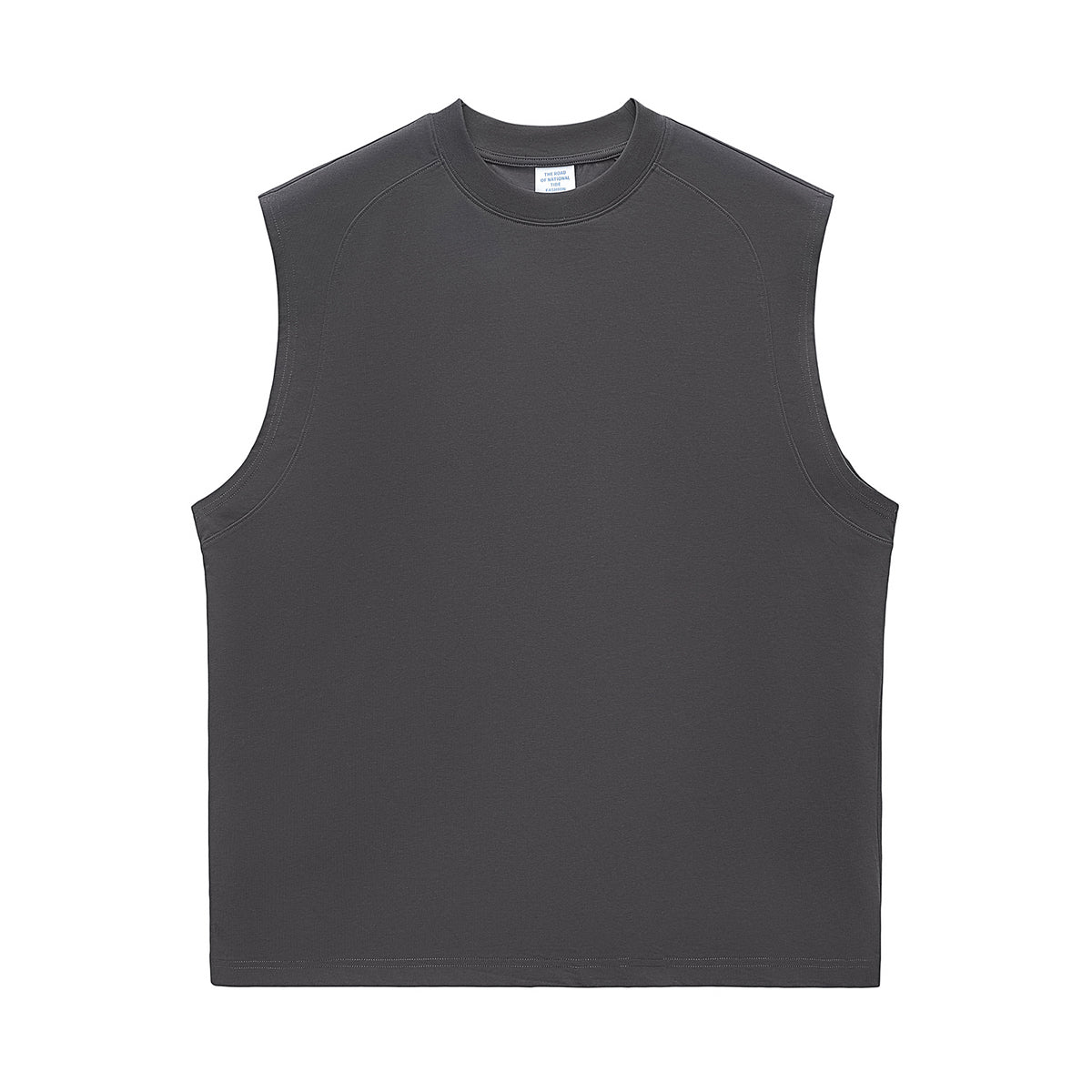 Solid Color Crew Neck Sleeveless Tee 7.2oz