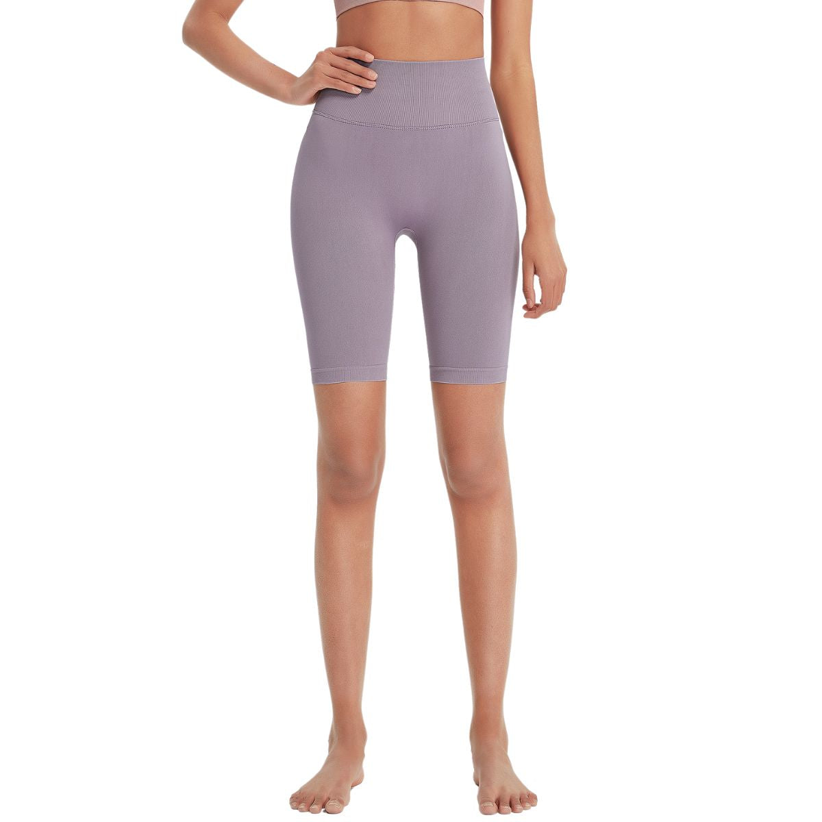 Seamless Butt-Lift Mid-Thigh Leggings