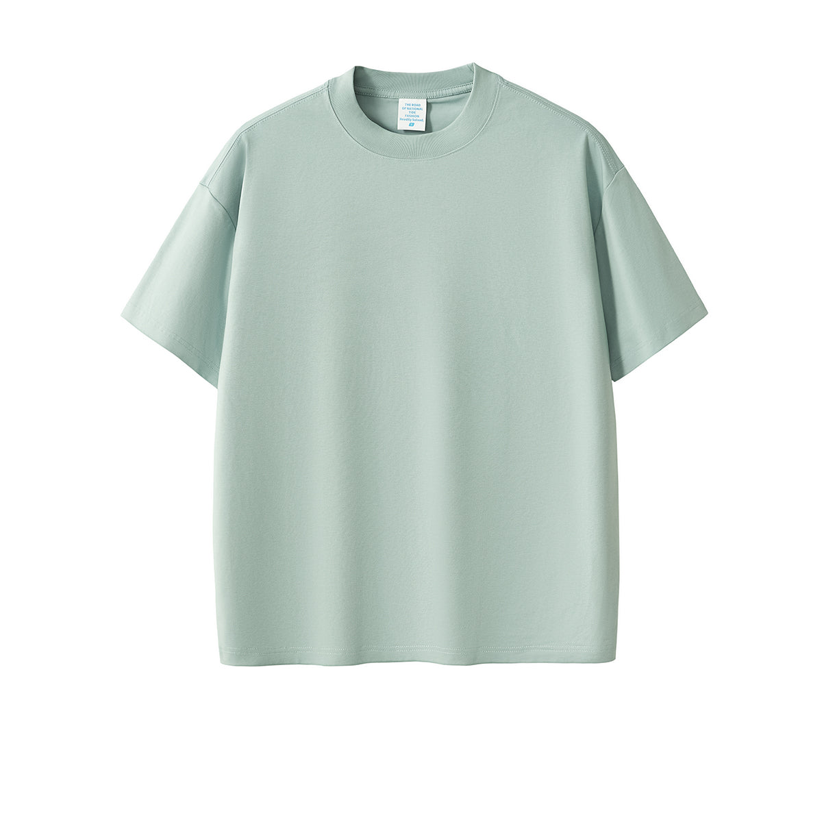 Solid Color Crew Neck Basic Tee 7.2oz