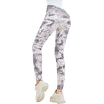 High-Waist Tie-Dye Knit Jeggings