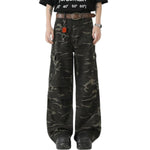 Relaxed Fit Military Camouflage Utility Pants
