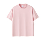 Solid Color Crew Neck Basic Tee 7.2oz