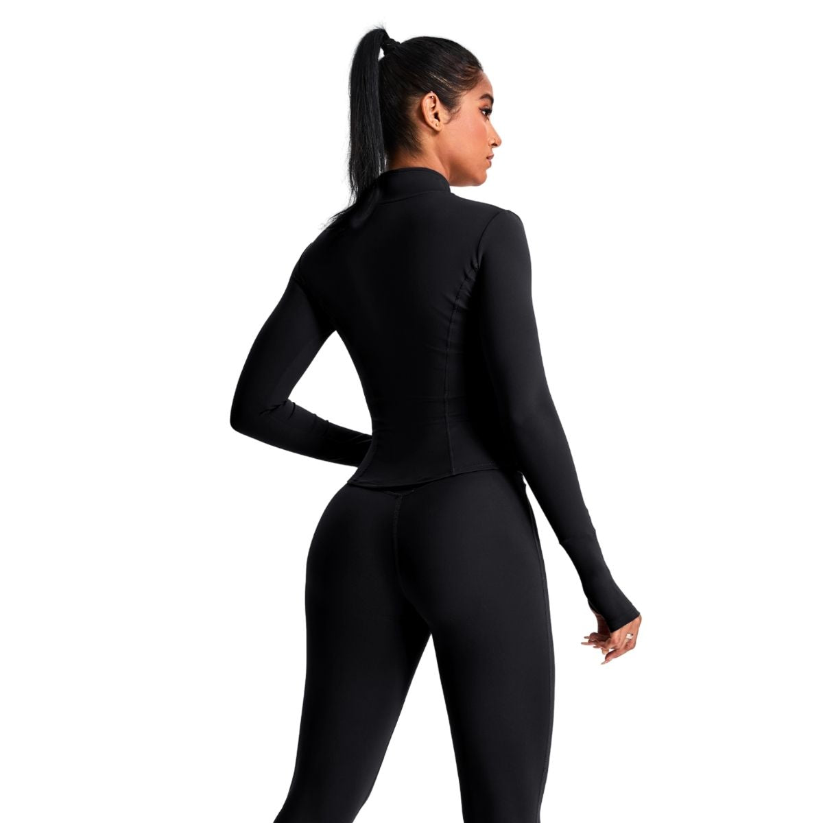 Tailored Fit Thumbhole Full-Zip Jacket