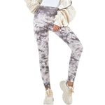 High-Waist Tie-Dye Knit Jeggings
